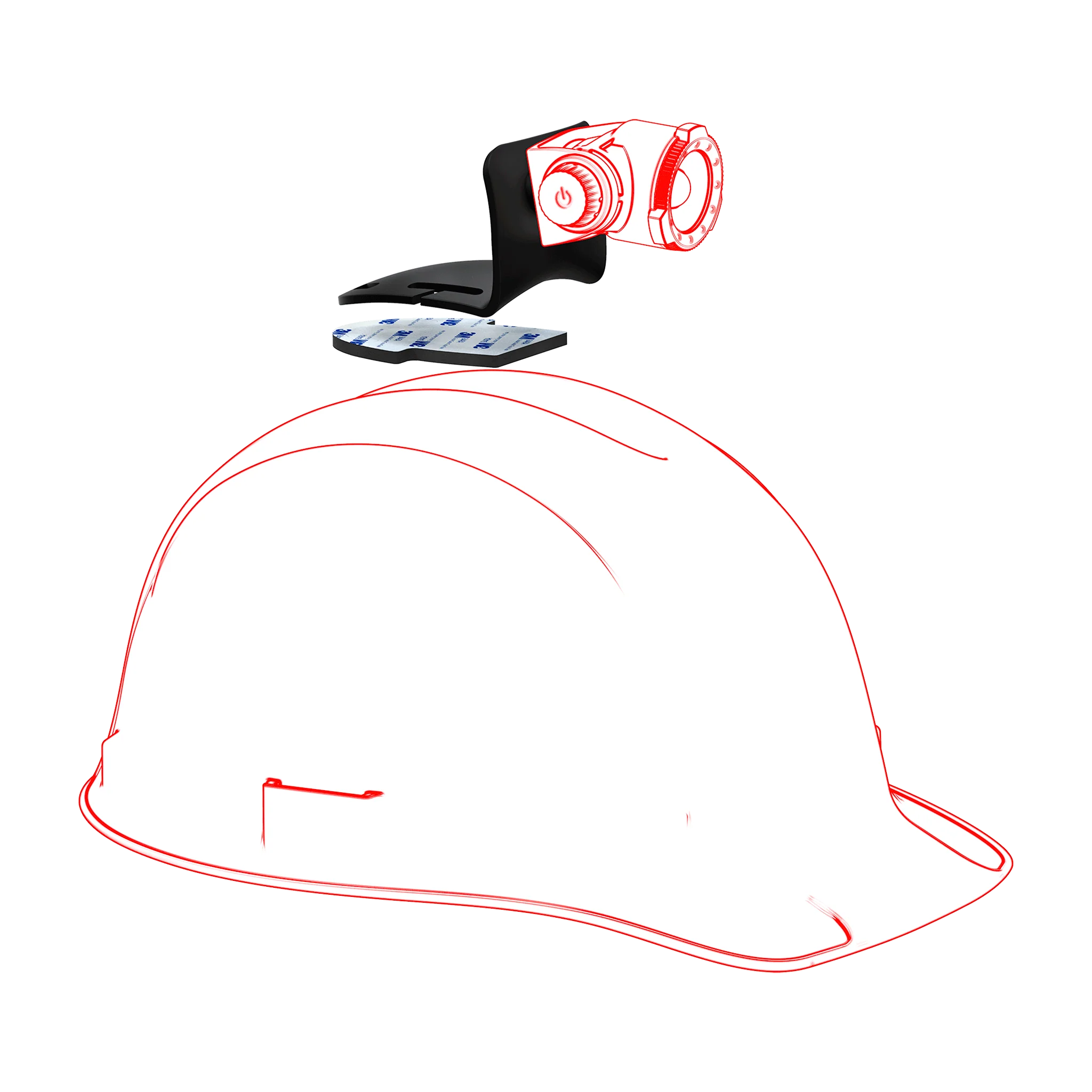 Helmet Connecting Kit Type H | Suits H-Series Headlamps - Image 3