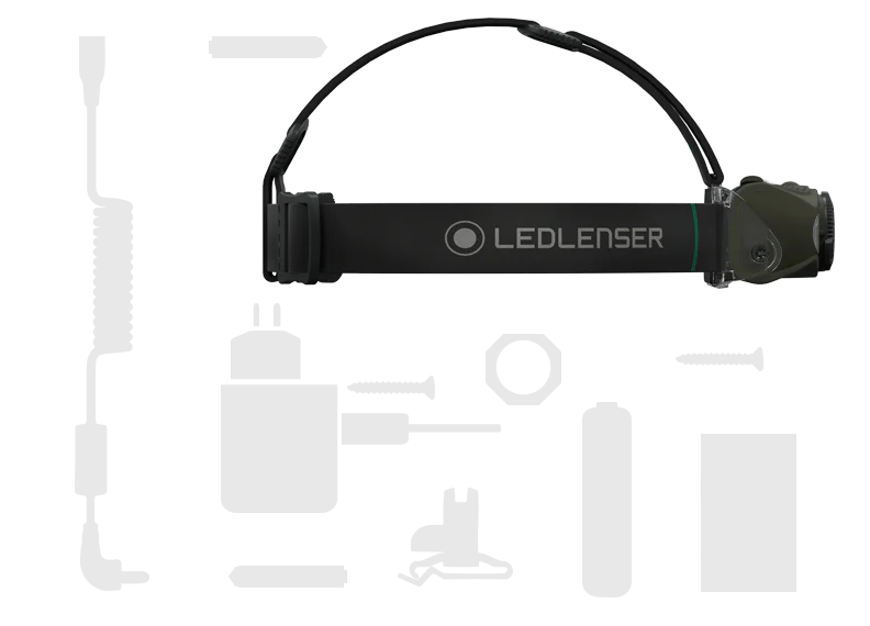 MH8 Black Rechargeable Headlamp - Image 4