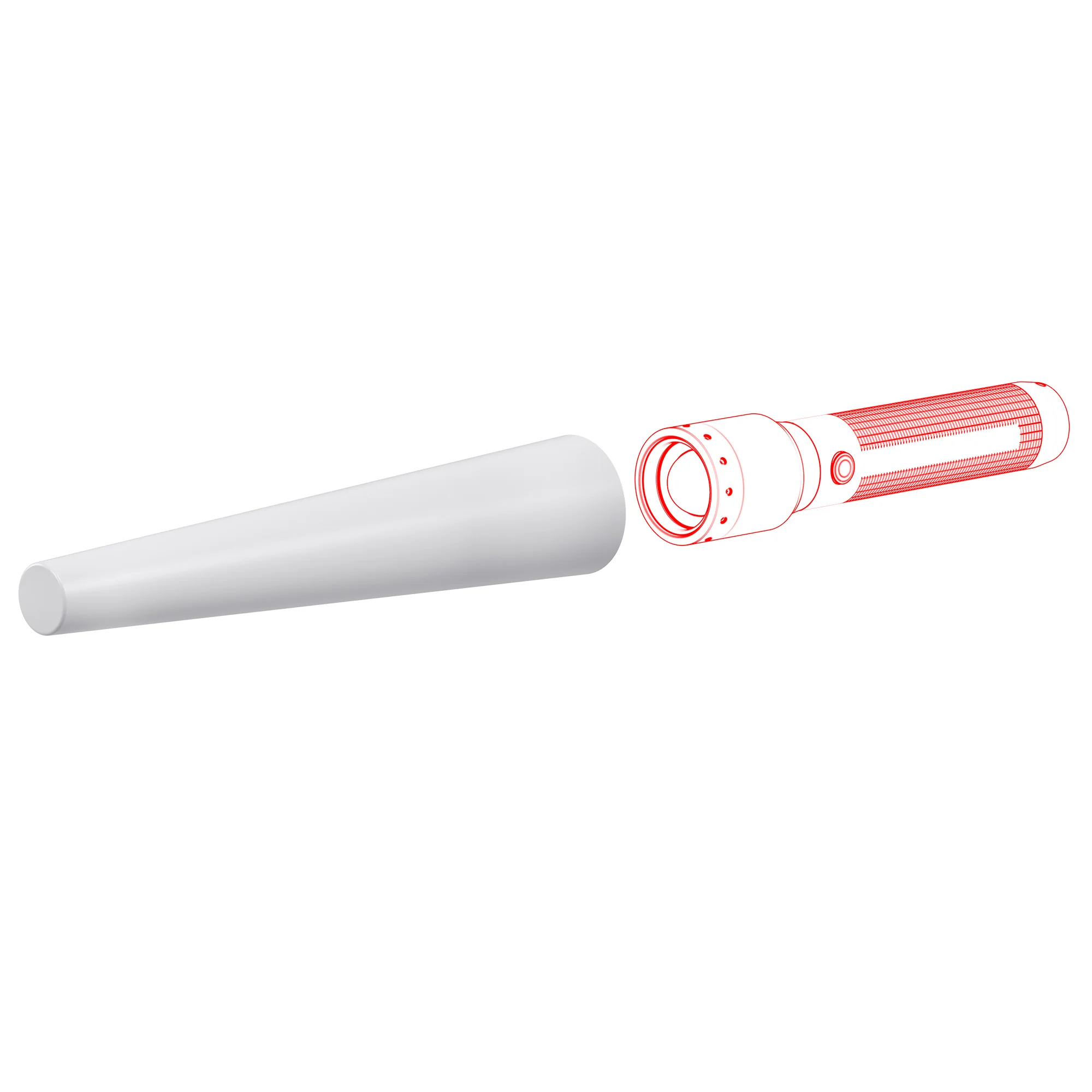 Signal Cone W 42mm | Suits P6R Work & P7R Work Torches - Image 7