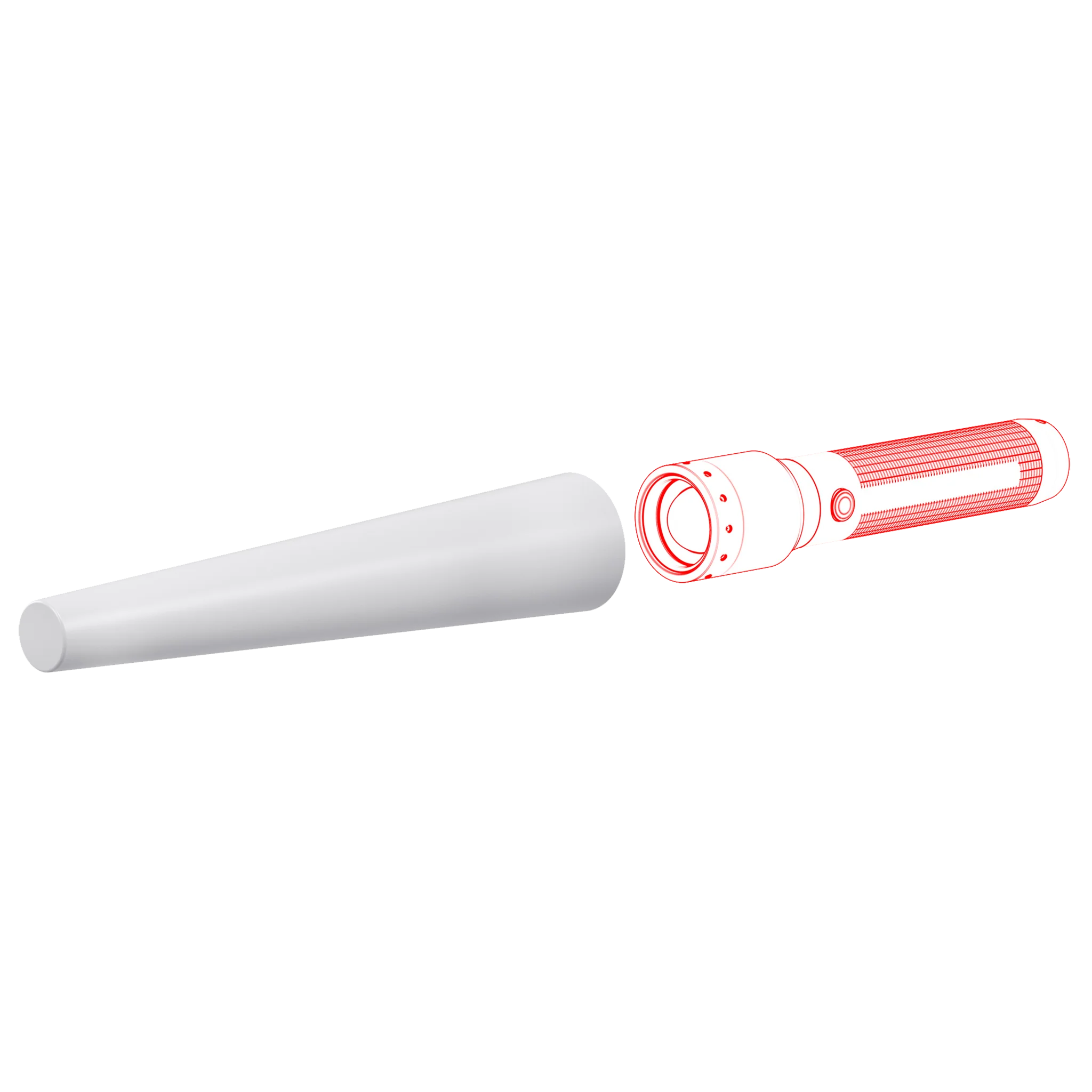 Signal Cone W 53mm | Suits P17R Core Torch - Image 7