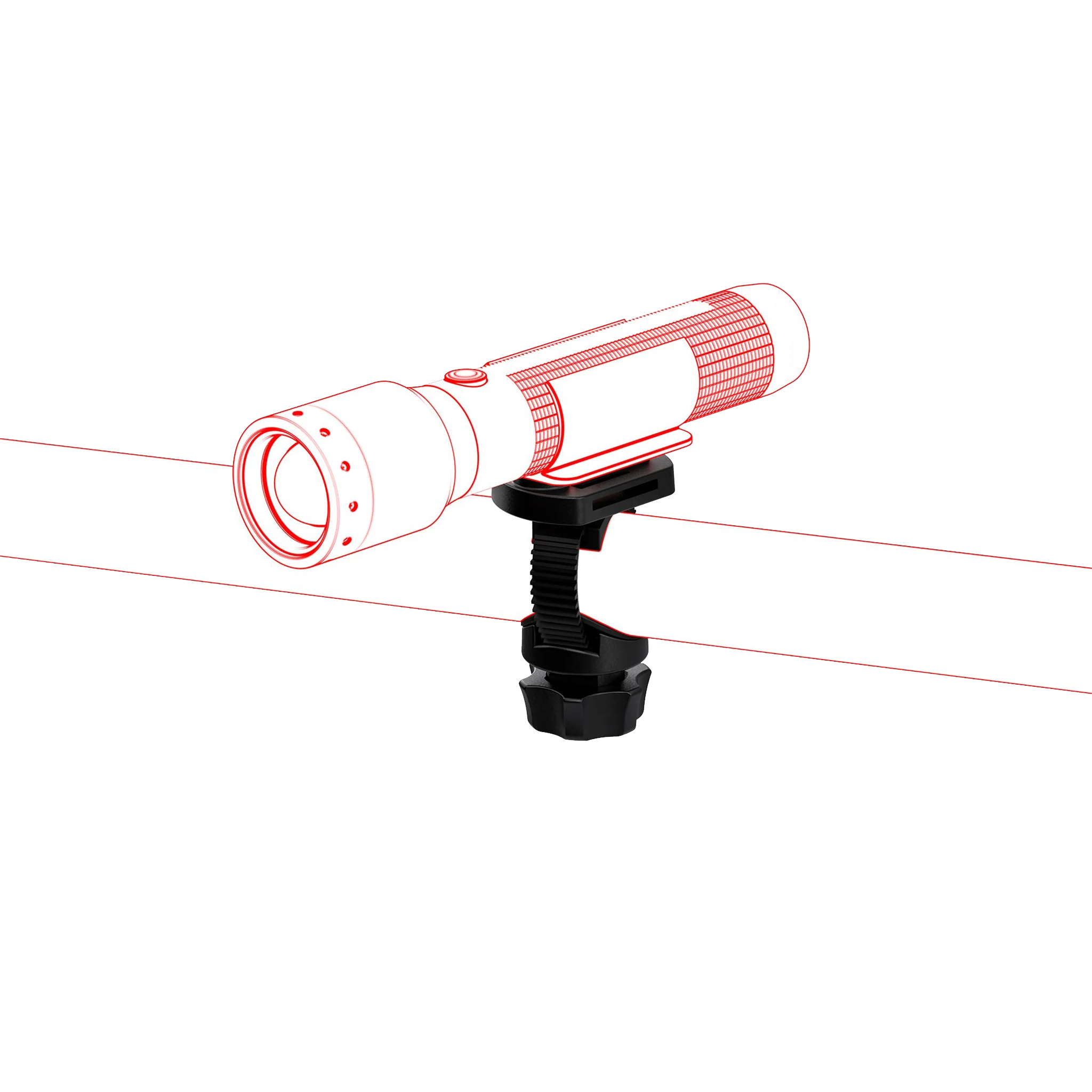 Universal Mounting Bracket Type E | Headlamp and Torch Mount - Image 2